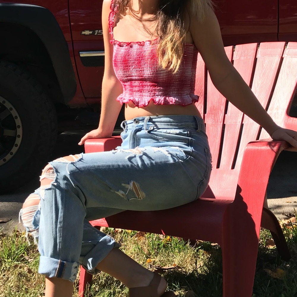 Plaid Cropped Tank